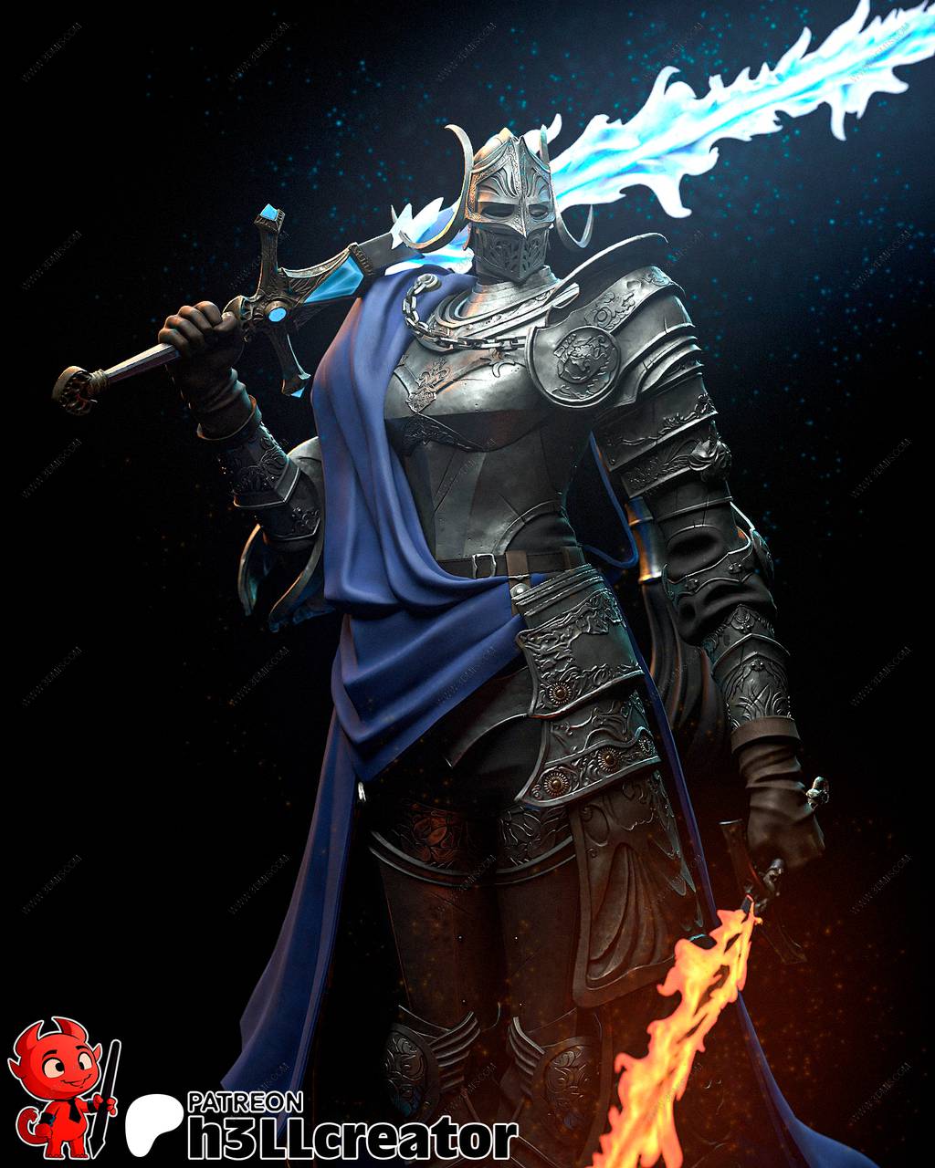 P站图纸印象馆 H3LL 艾尔登法环 双月骑士蕾菈娜 H3LL 艾尔登法环 双月骑士蕾菈娜