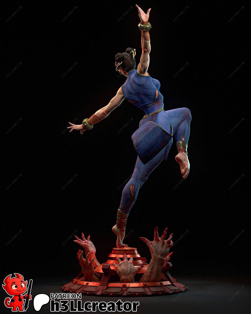 P站图纸印象馆 H3LL 街头霸王 春丽 H3LL 街头霸王 春丽