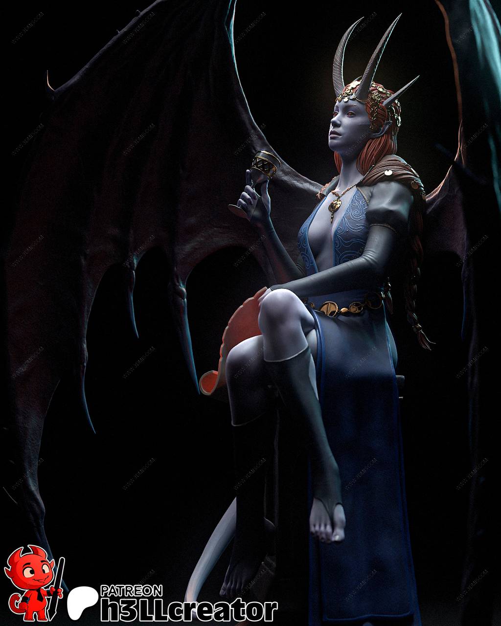 P站图纸印象馆 H3LL 博德之门 米佐拉 H3LL 博德之门 米佐拉