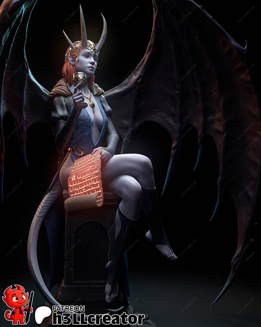 P站图纸印象馆 H3LL 博德之门 米佐拉 H3LL 博德之门 米佐拉