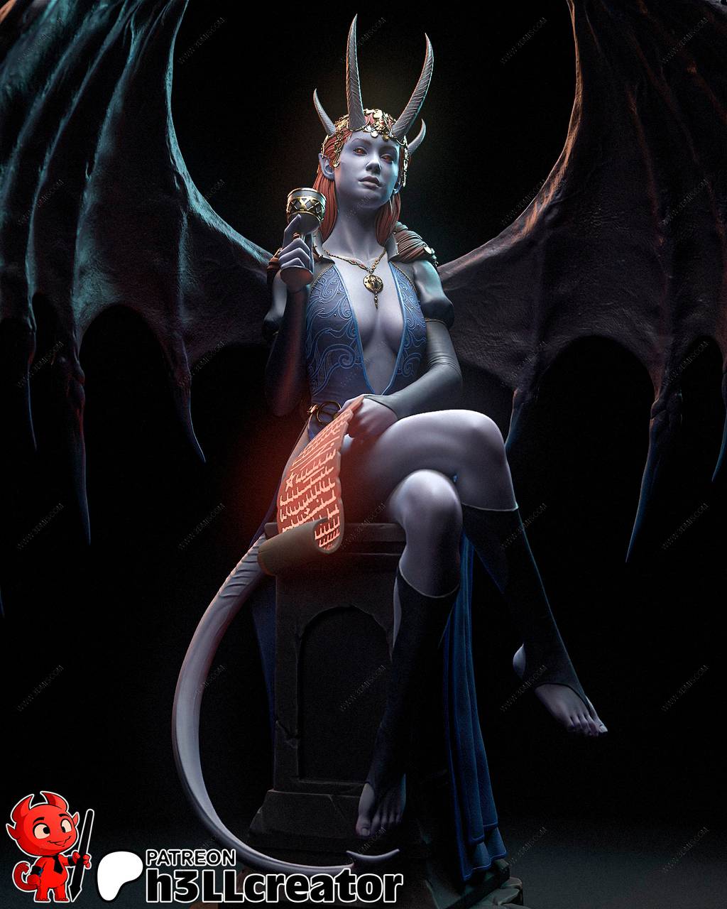 P站图纸印象馆 H3LL 博德之门 米佐拉 H3LL 博德之门 米佐拉