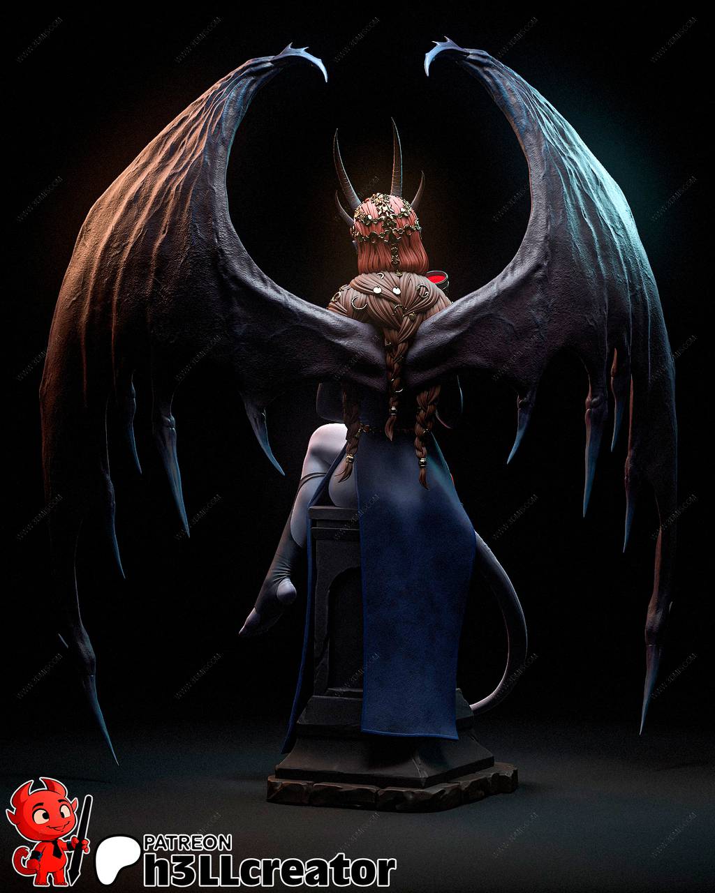 P站图纸印象馆 H3LL 博德之门 米佐拉 H3LL 博德之门 米佐拉