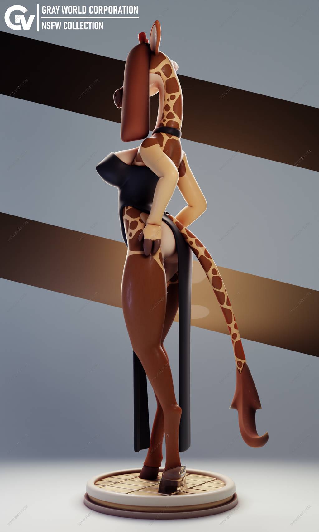 P站图纸印象馆 GrayWorld 长颈鹿 GrayWorld 长颈鹿