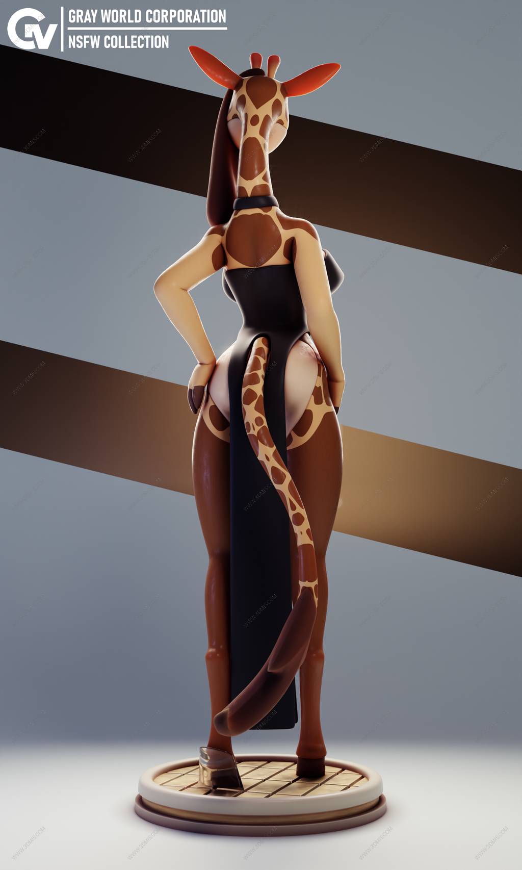 P站图纸印象馆 GrayWorld 长颈鹿 GrayWorld 长颈鹿