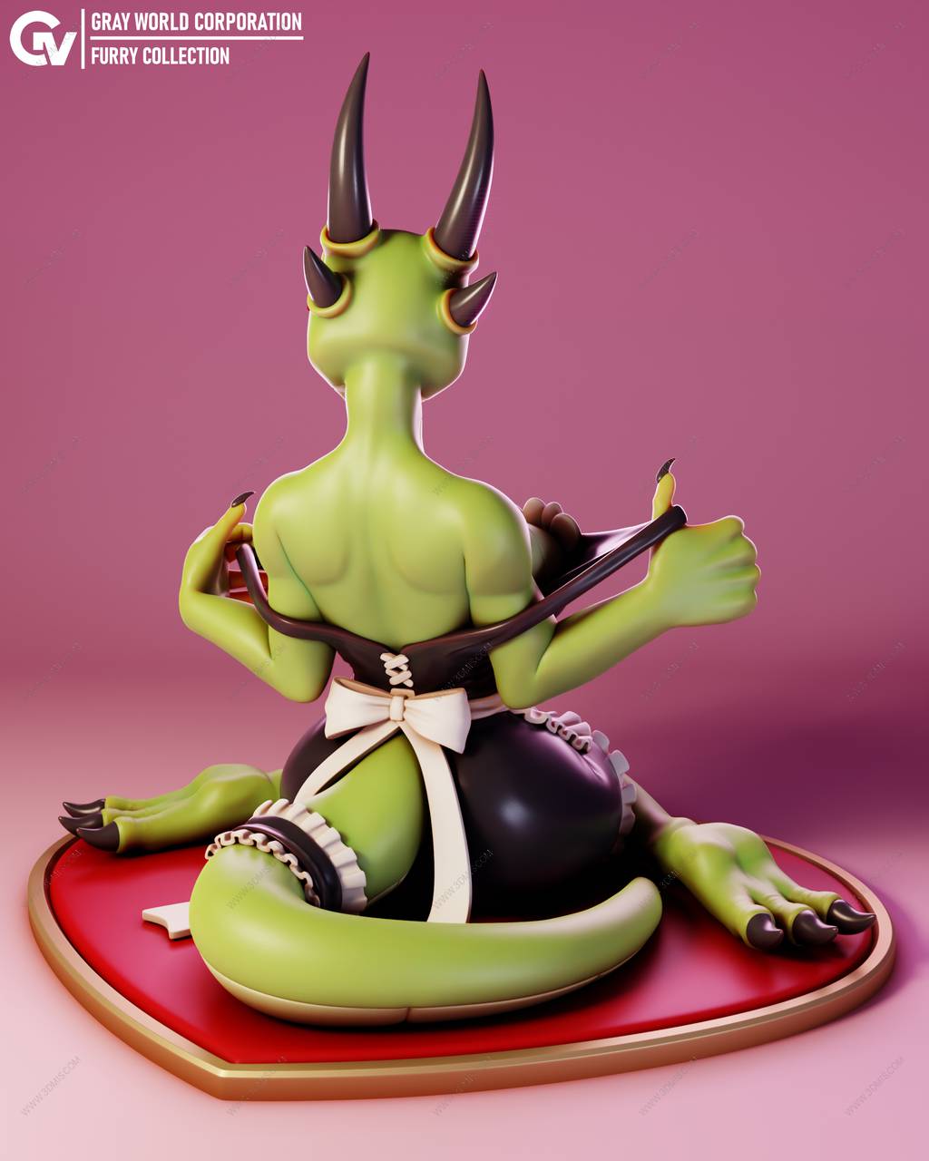 P站图纸印象馆 GrayWorld 元气满满的亚龙人女仆 GrayWorld 元气满满的亚龙人女仆