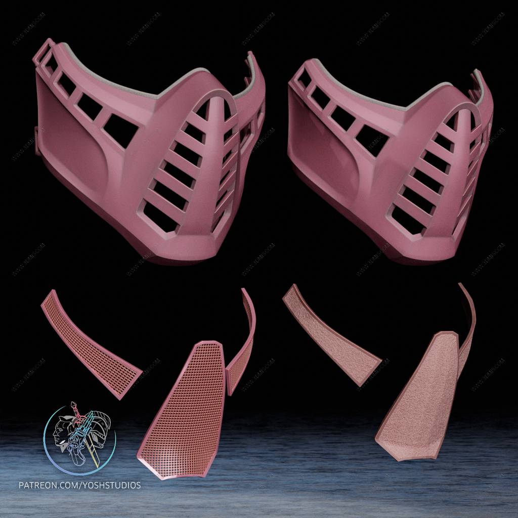 P站图纸印象馆 Yosh 真人快打 弗洛伊德的面罩 Yosh 真人快打 弗洛伊德的面罩