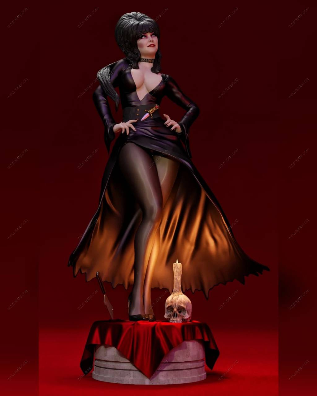 P站图纸印象馆 黑暗女王 艾薇拉 黑暗女王 艾薇拉