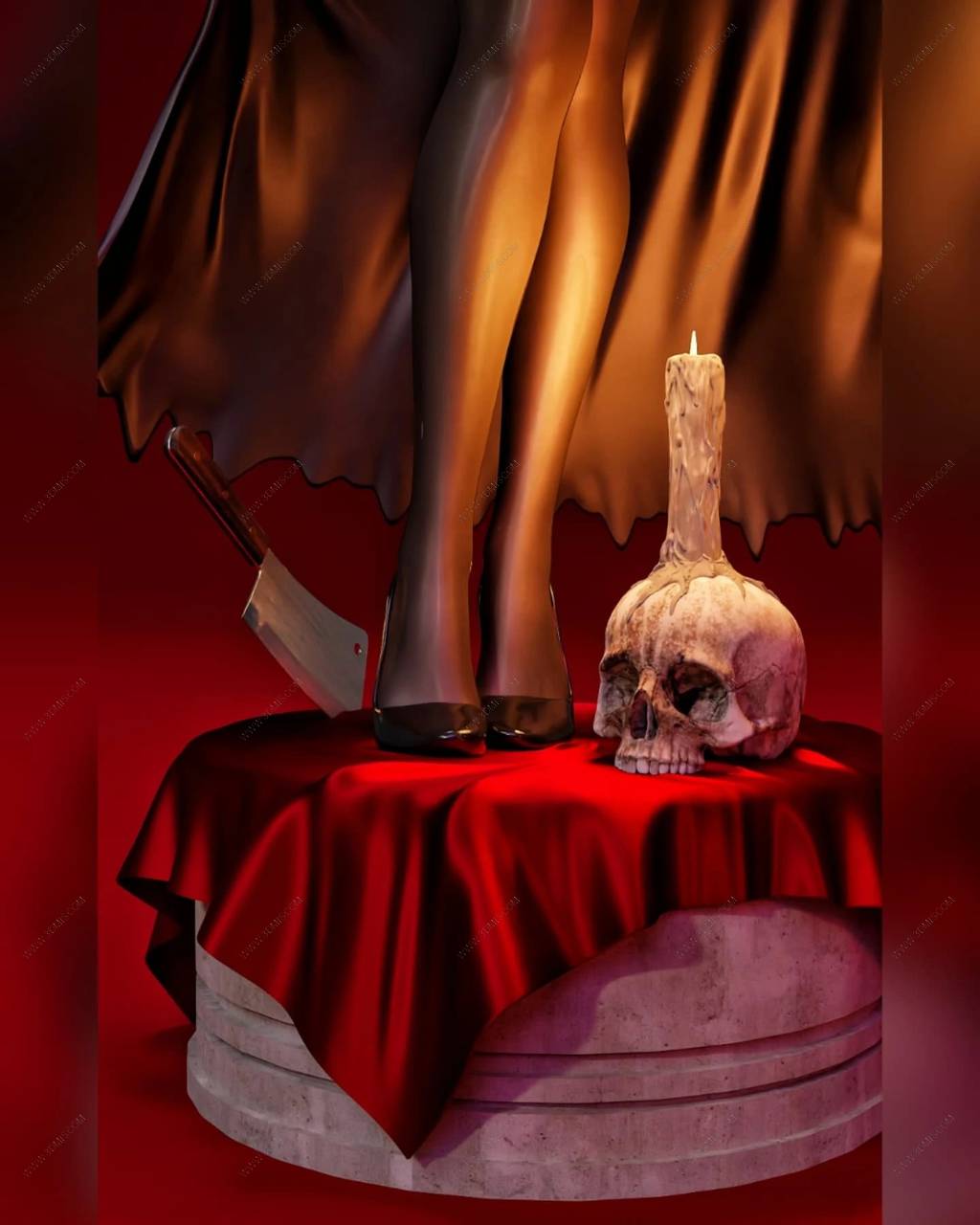 P站图纸印象馆 黑暗女王 艾薇拉 黑暗女王 艾薇拉