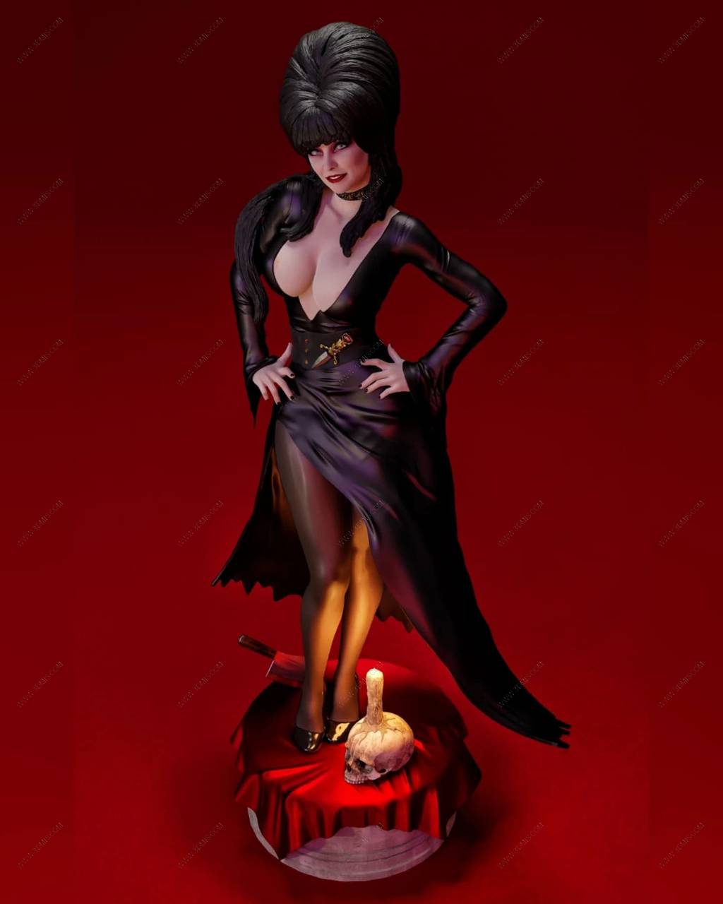 P站图纸印象馆 黑暗女王 艾薇拉 黑暗女王 艾薇拉