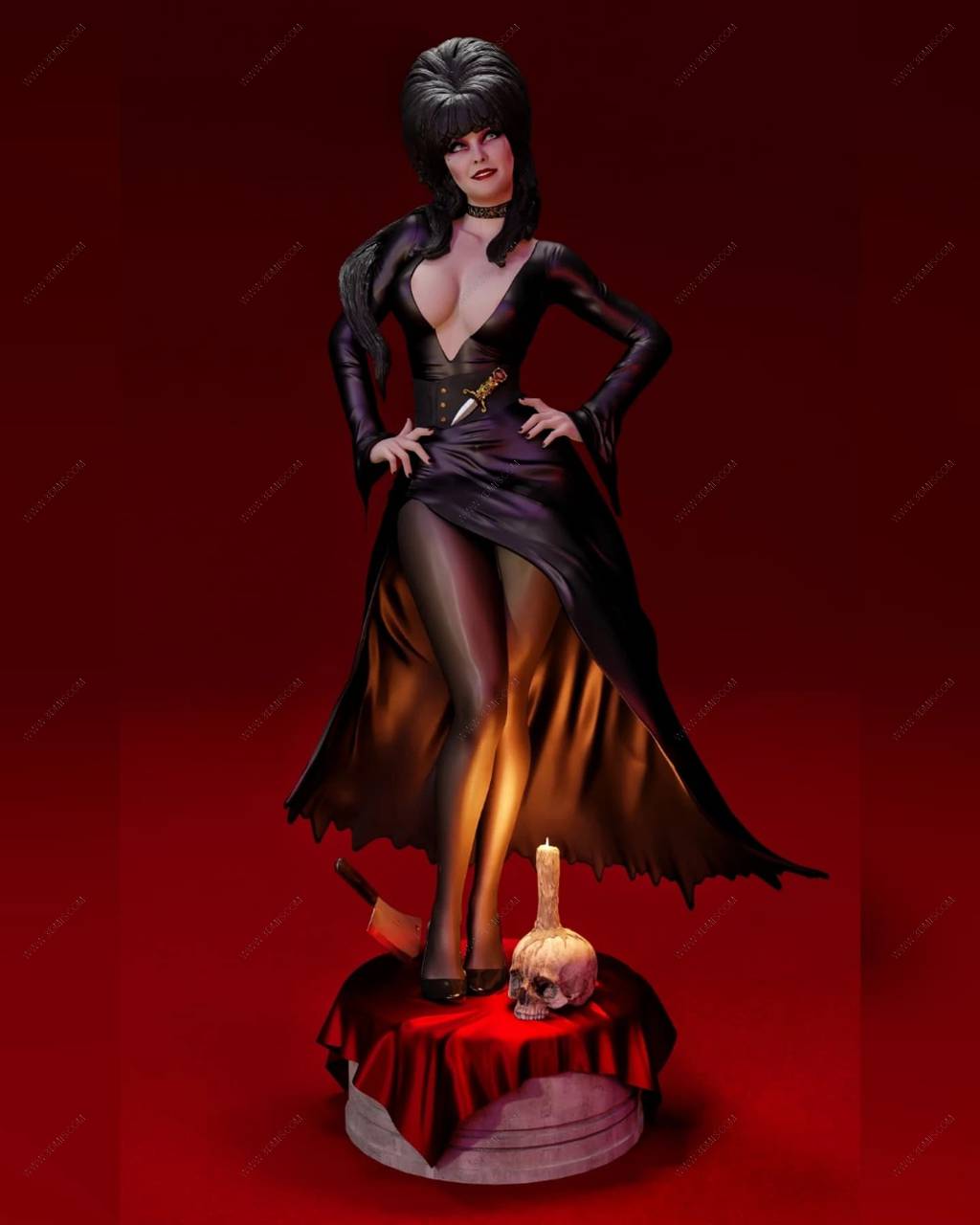 P站图纸印象馆 黑暗女王 艾薇拉 黑暗女王 艾薇拉