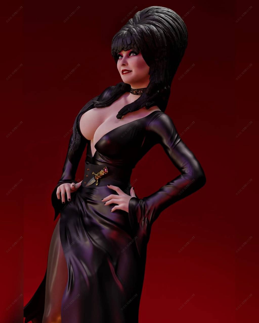 P站图纸印象馆 黑暗女王 艾薇拉 黑暗女王 艾薇拉