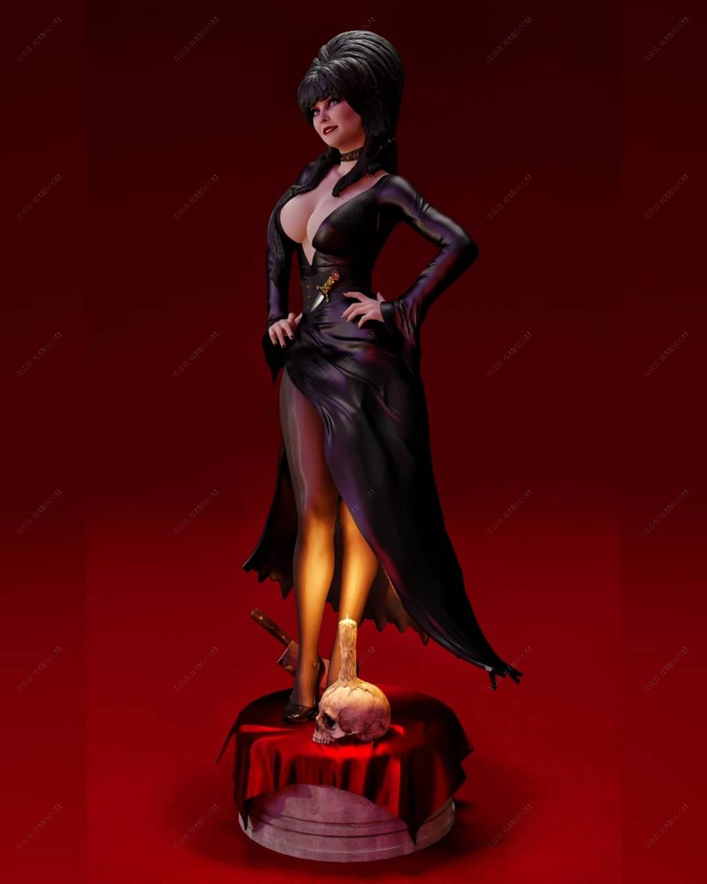 P站图纸印象馆 黑暗女王 艾薇拉 黑暗女王 艾薇拉