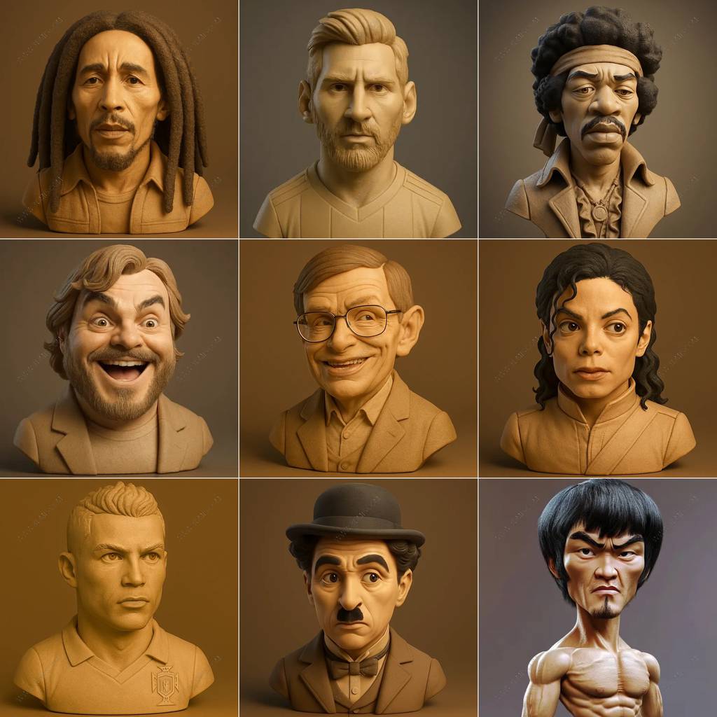 P站图纸印象馆 名人头像 名人头像