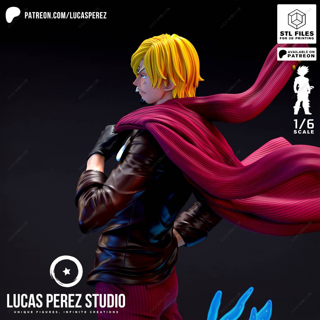 P站图纸印象馆 Lucas Perez 海贼王 山治 Lucas Perez 海贼王 山治