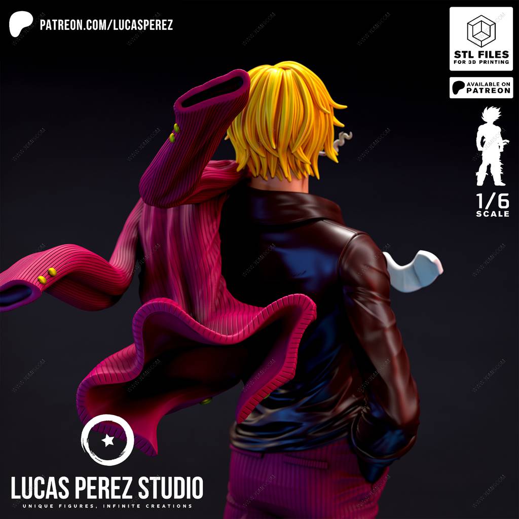 P站图纸印象馆 Lucas Perez 海贼王 山治 Lucas Perez 海贼王 山治