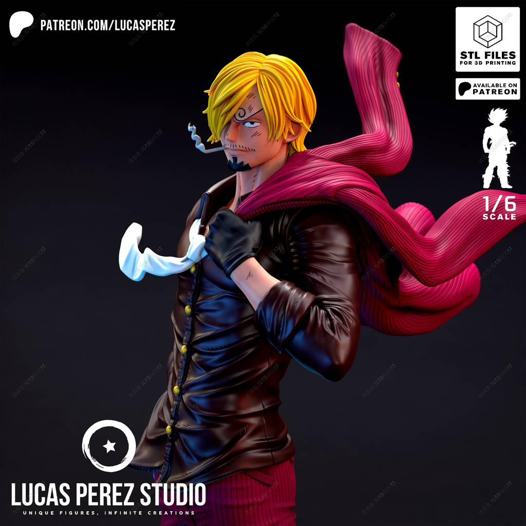 P站图纸印象馆 Lucas Perez 海贼王 山治 Lucas Perez 海贼王 山治