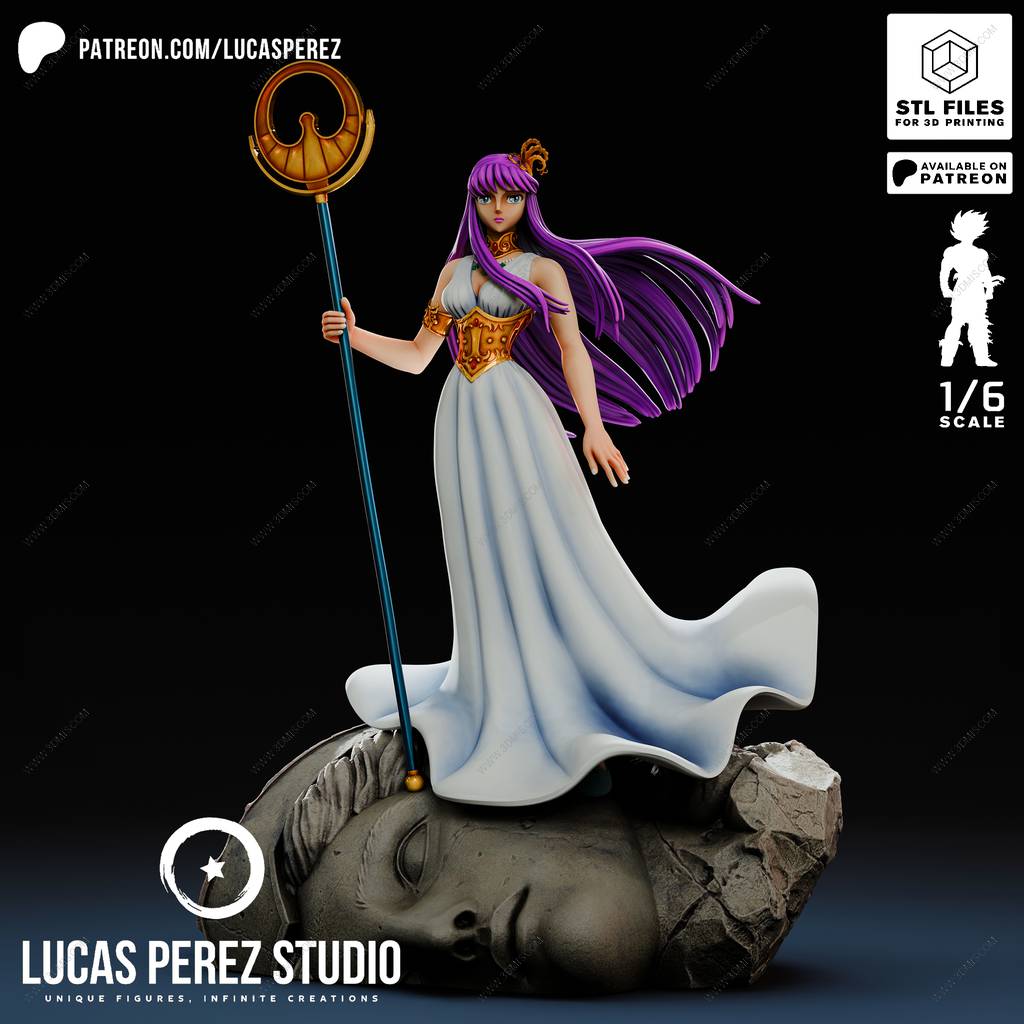 P站图纸印象馆 Lucas Perez 圣斗士星矢 雅典娜 Lucas Perez 圣斗士星矢 雅典娜