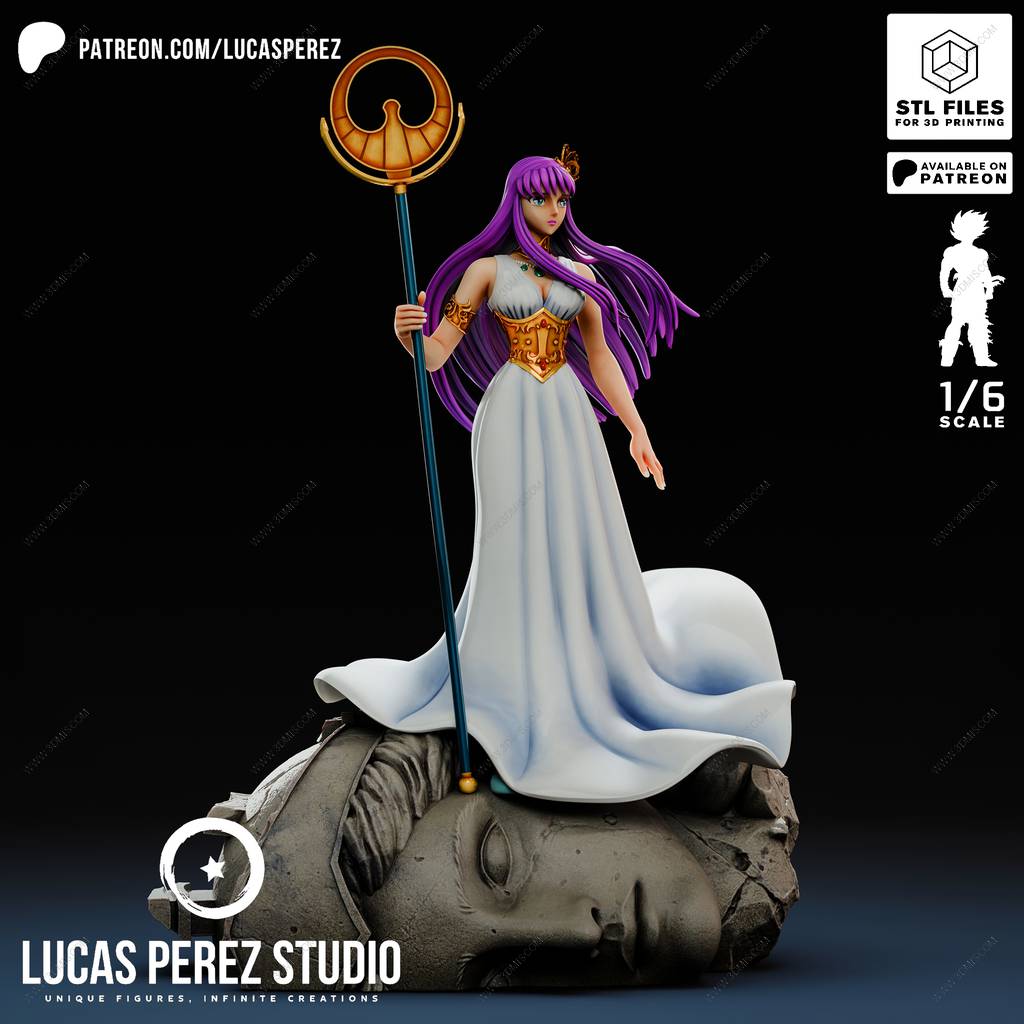 P站图纸印象馆 Lucas Perez 圣斗士星矢 雅典娜 Lucas Perez 圣斗士星矢 雅典娜