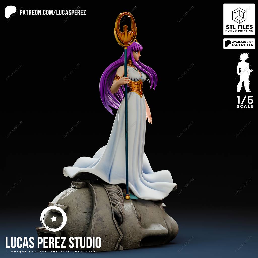 P站图纸印象馆 Lucas Perez 圣斗士星矢 雅典娜 Lucas Perez 圣斗士星矢 雅典娜