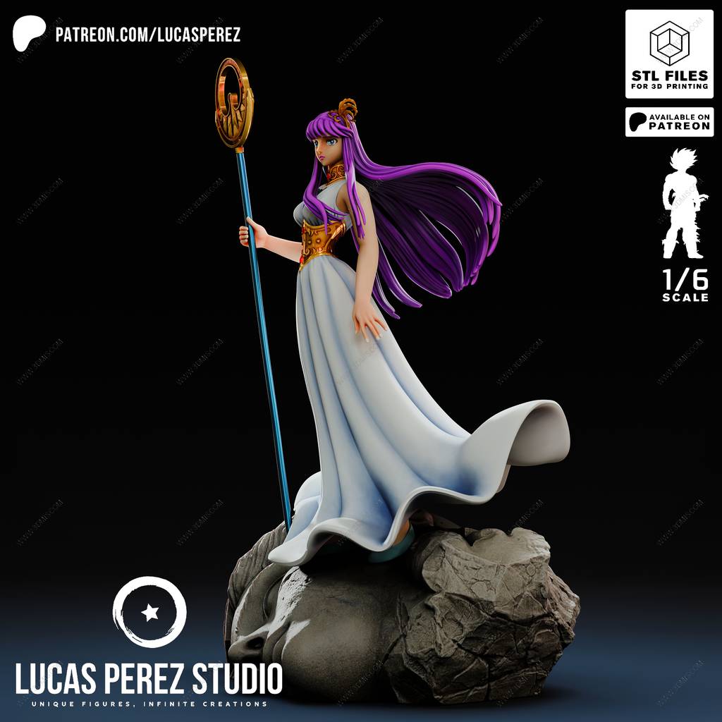 P站图纸印象馆 Lucas Perez 圣斗士星矢 雅典娜 Lucas Perez 圣斗士星矢 雅典娜