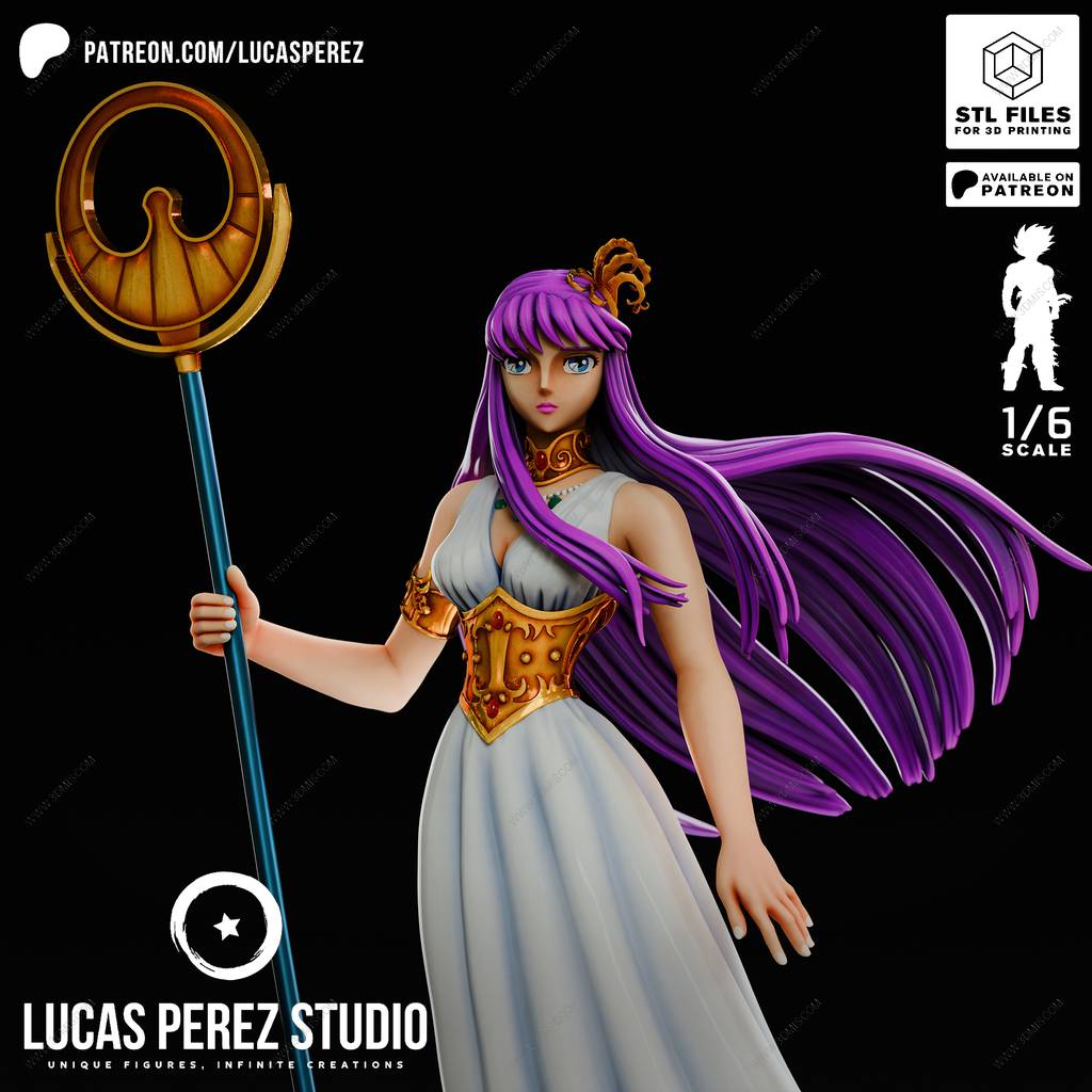 P站图纸印象馆 Lucas Perez 圣斗士星矢 雅典娜 Lucas Perez 圣斗士星矢 雅典娜