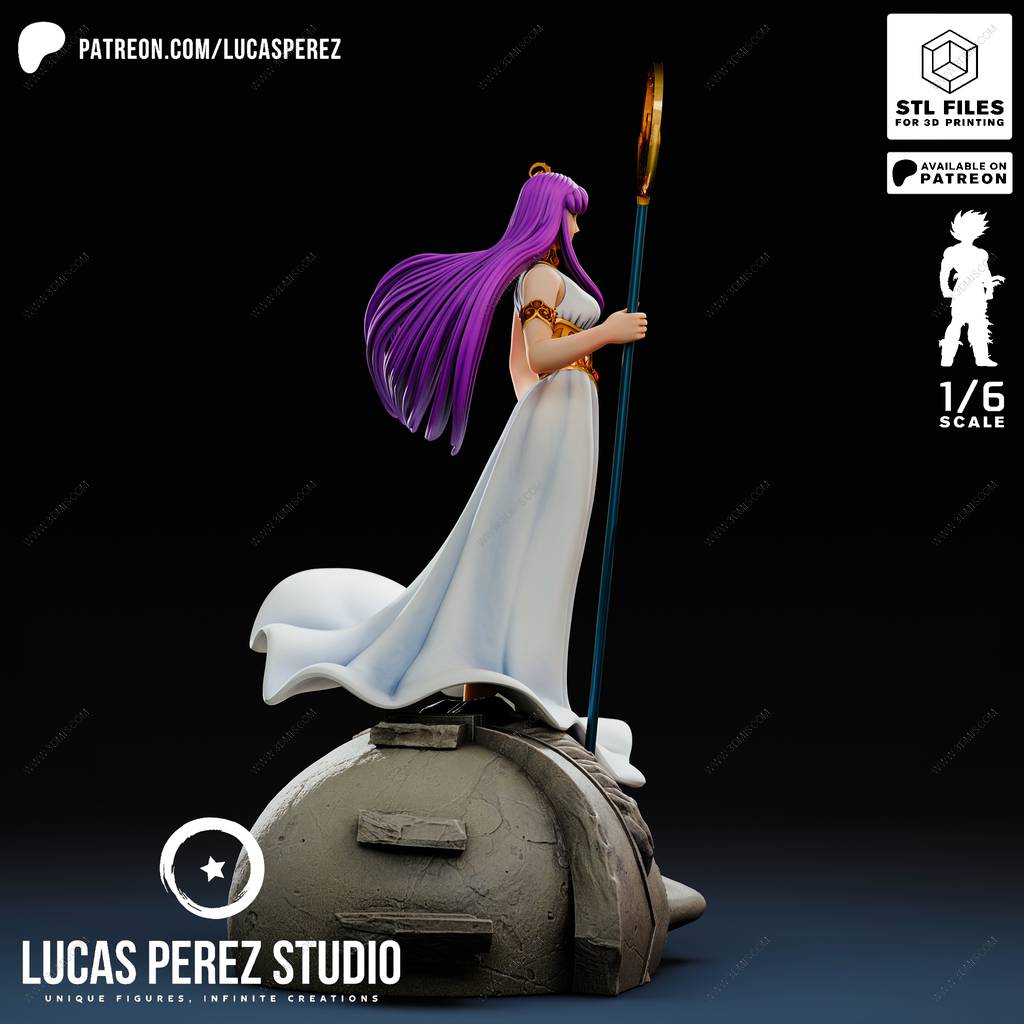 P站图纸印象馆 Lucas Perez 圣斗士星矢 雅典娜 Lucas Perez 圣斗士星矢 雅典娜