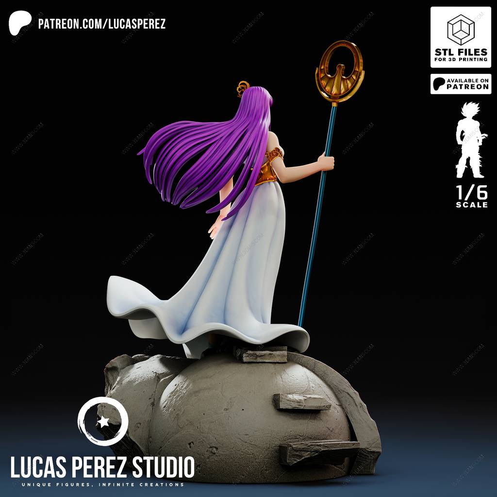 P站图纸印象馆 Lucas Perez 圣斗士星矢 雅典娜 Lucas Perez 圣斗士星矢 雅典娜