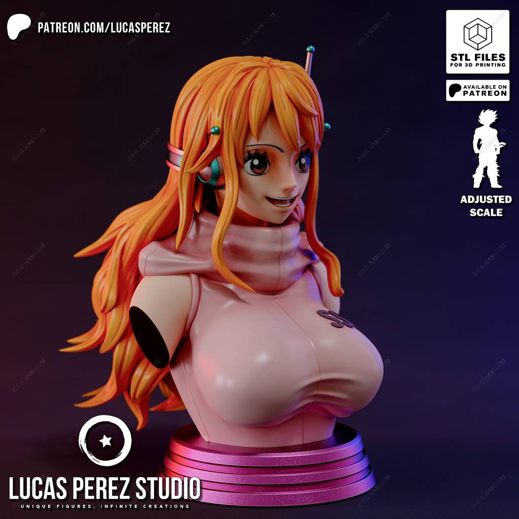 P站图纸印象馆 Lucas Perez 海贼王 娜美 Lucas Perez 海贼王 娜美