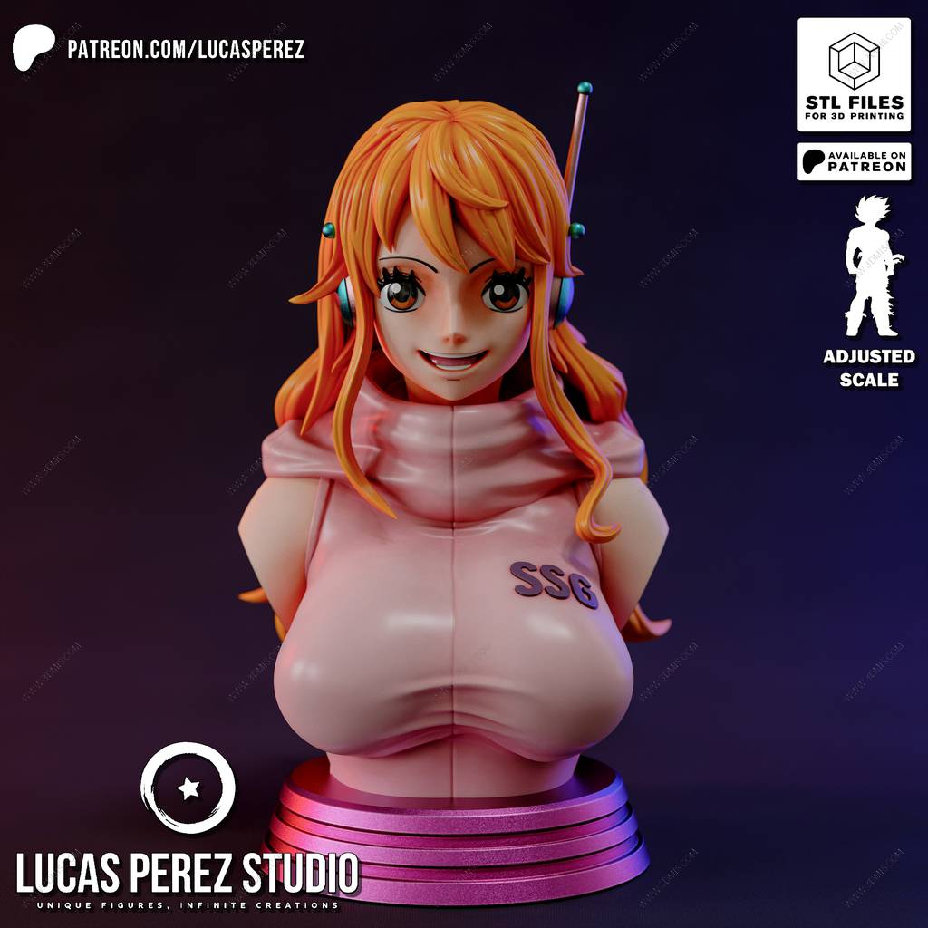 P站图纸印象馆 Lucas Perez 海贼王 娜美 Lucas Perez 海贼王 娜美