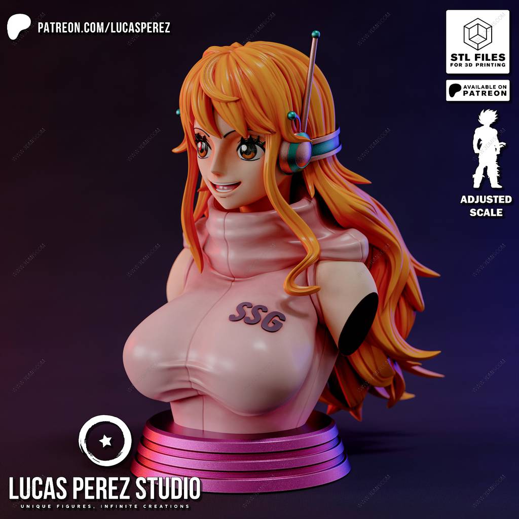 P站图纸印象馆 Lucas Perez 海贼王 娜美 Lucas Perez 海贼王 娜美