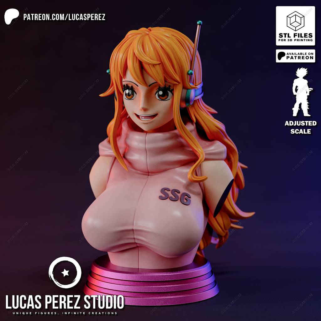P站图纸印象馆 Lucas Perez 海贼王 娜美 Lucas Perez 海贼王 娜美