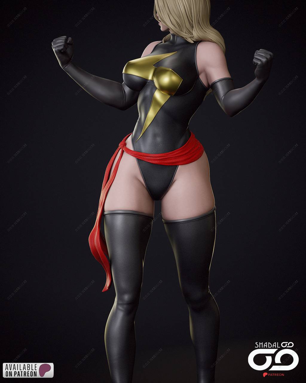 P站图纸印象馆 Shadaloo Studios 漫威 惊奇女士 Shadaloo Studios 漫威 惊奇女士