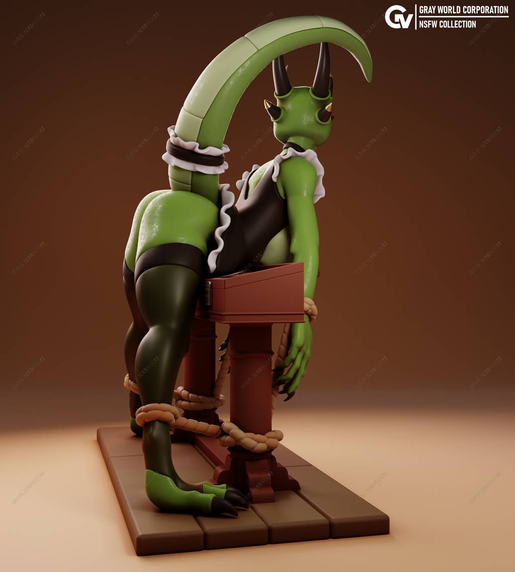 P站图纸印象馆 GrayWorld 元气满满的亚龙人女仆 GrayWorld 元气满满的亚龙人女仆