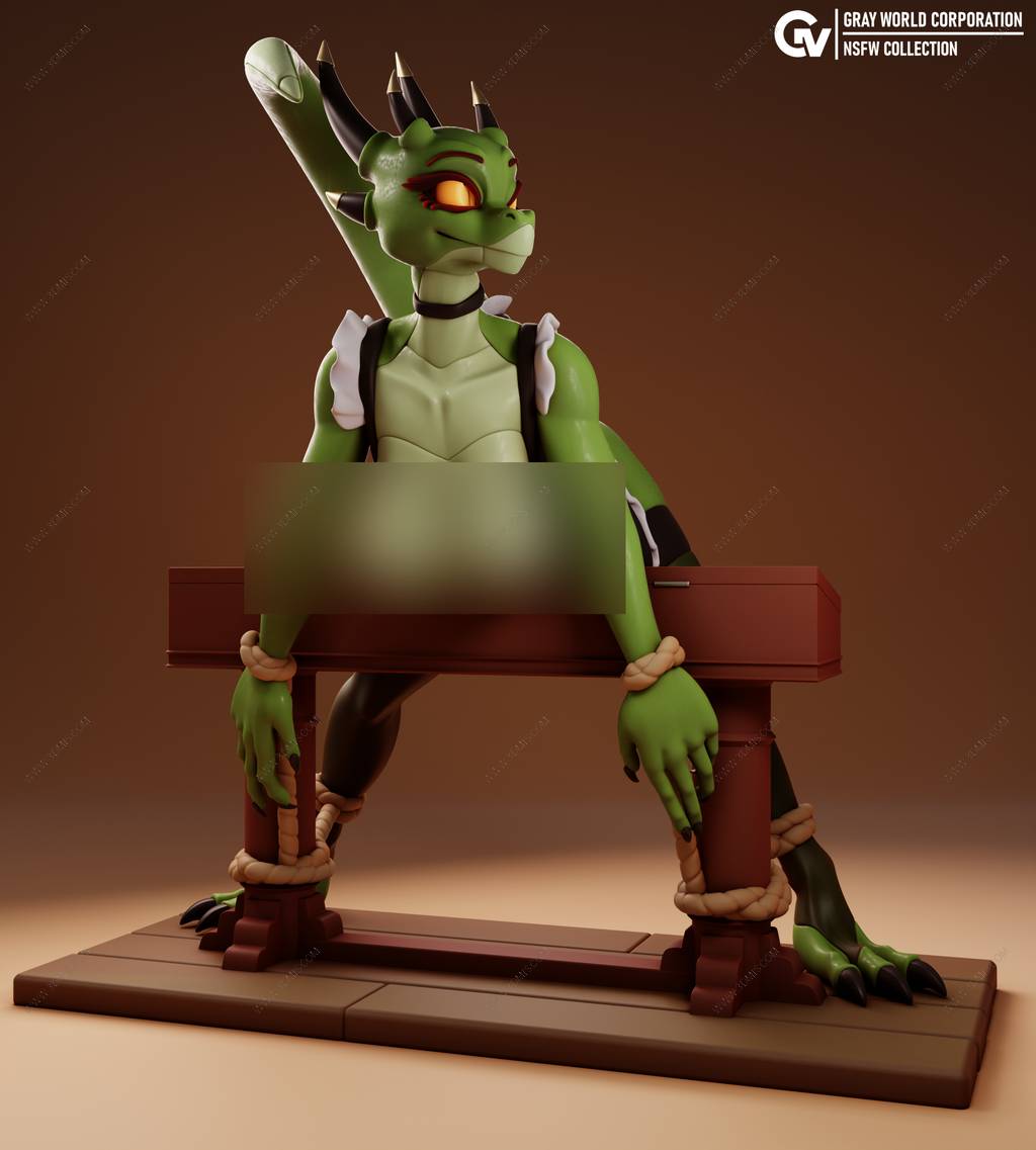 P站图纸印象馆 GrayWorld 元气满满的亚龙人女仆 GrayWorld 元气满满的亚龙人女仆