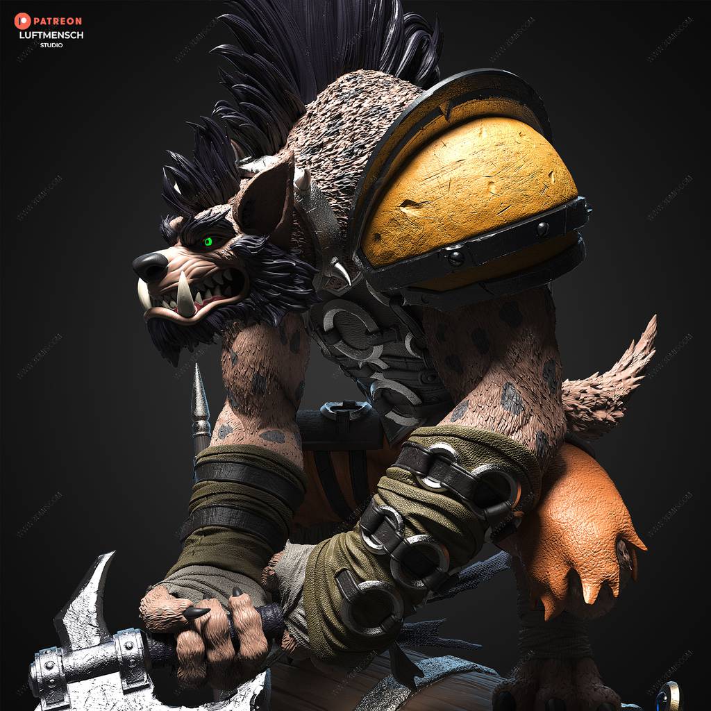 P站图纸印象馆 LuftMensch 魔兽世界 豺狼人 LuftMensch 魔兽世界 豺狼人