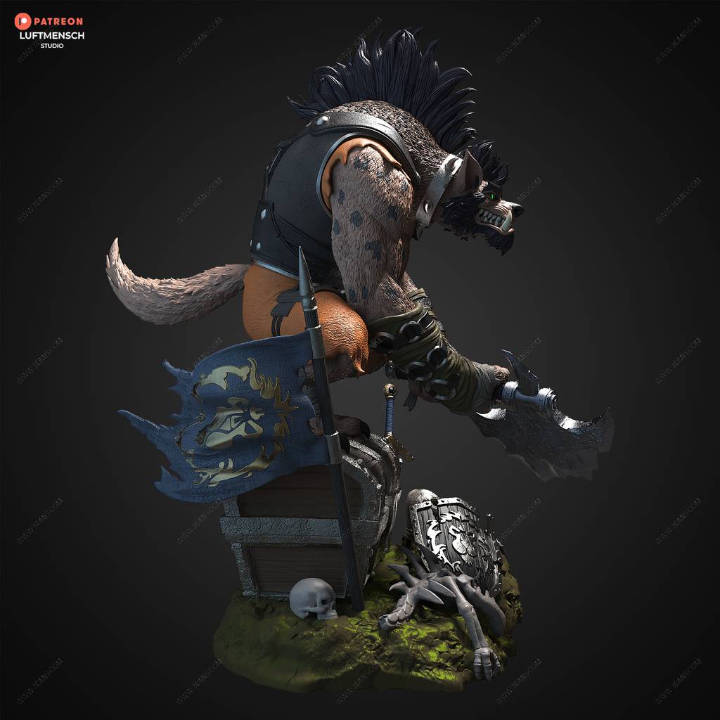 P站图纸印象馆 LuftMensch 魔兽世界 豺狼人 LuftMensch 魔兽世界 豺狼人