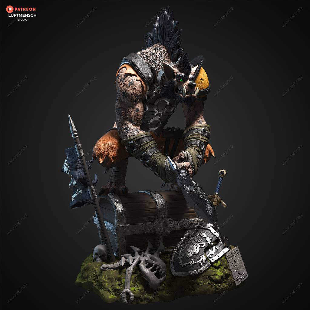 P站图纸印象馆 LuftMensch 魔兽世界 豺狼人 LuftMensch 魔兽世界 豺狼人