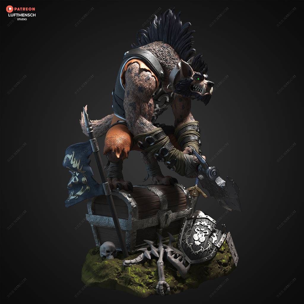 P站图纸印象馆 LuftMensch 魔兽世界 豺狼人 LuftMensch 魔兽世界 豺狼人