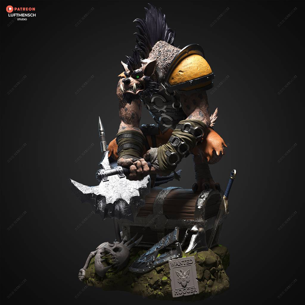 P站图纸印象馆 LuftMensch 魔兽世界 豺狼人 LuftMensch 魔兽世界 豺狼人