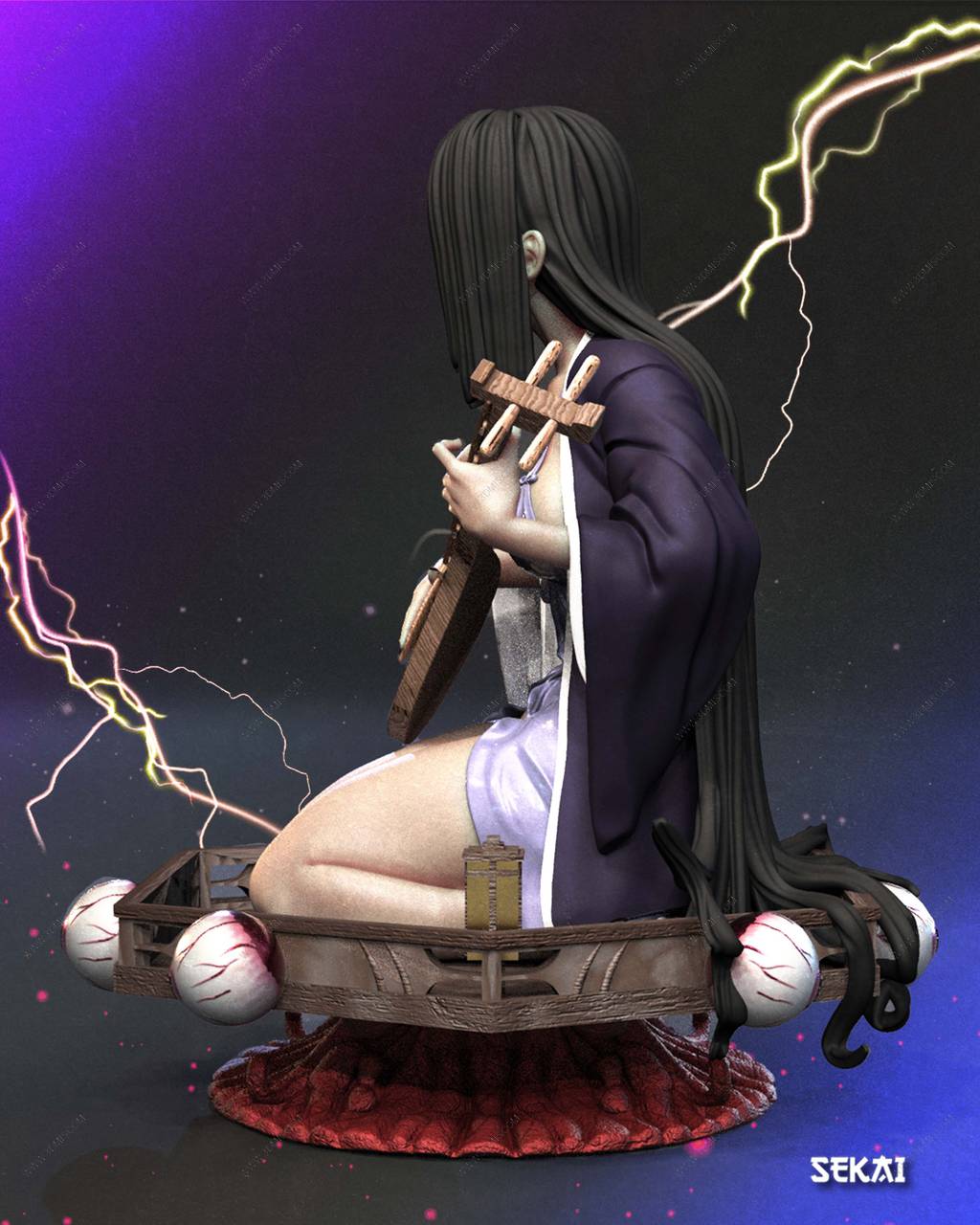 P站图纸印象馆 Sekai 鬼灭之刃 鸣女 Sekai 鬼灭之刃 鸣女