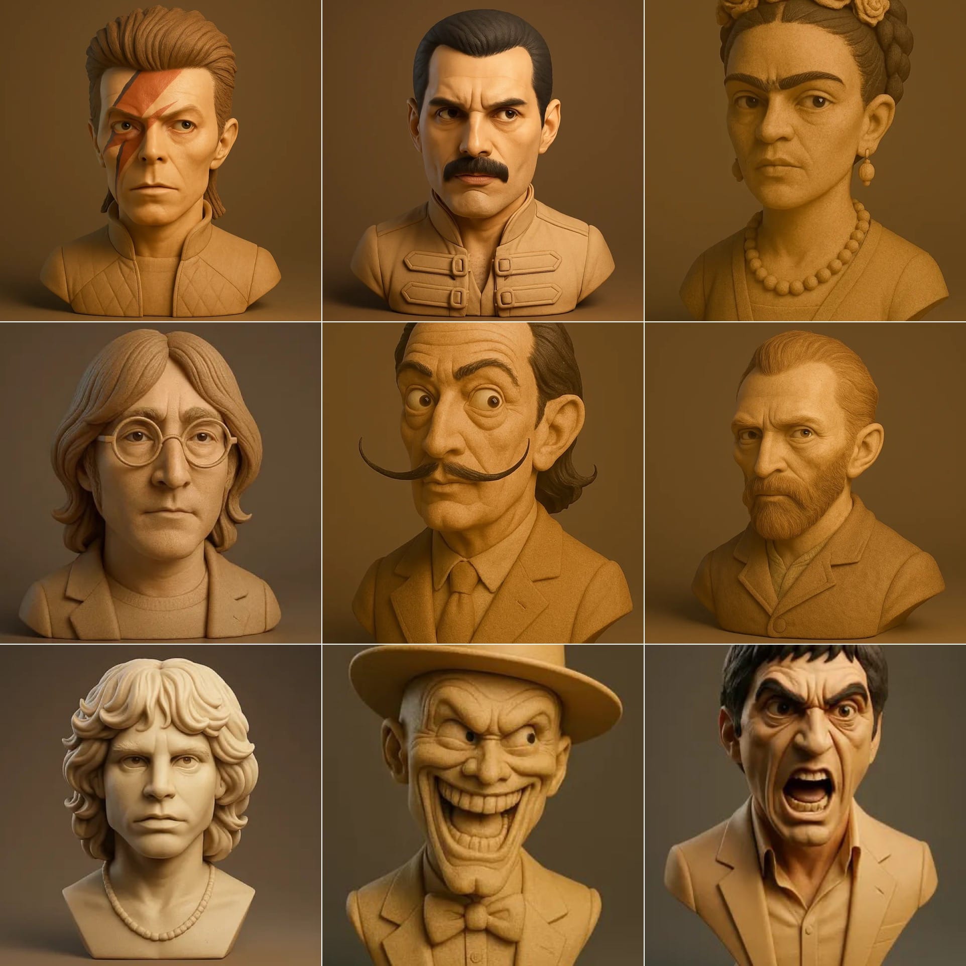 P站图纸印象馆 名人头像 名人头像