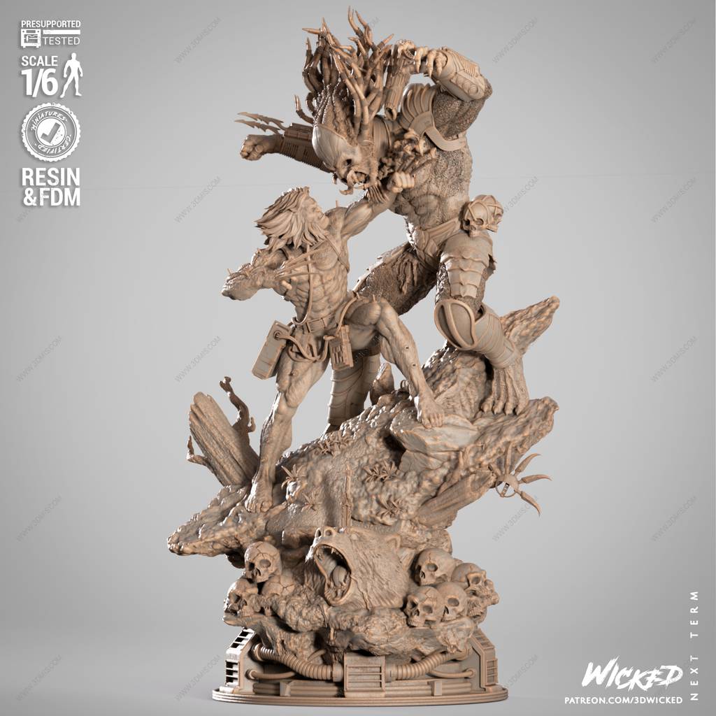 P站图纸印象馆 3DWicked 异形大战铁血战士 3DWicked 异形大战铁血战士