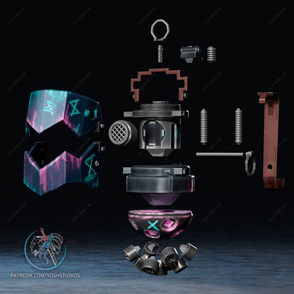 P站图纸印象馆 Yosh 英雄联盟 金克丝的手雷 Yosh 英雄联盟 金克丝的手雷