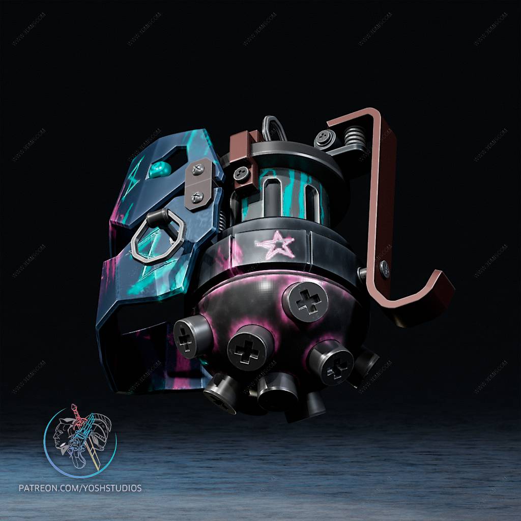 P站图纸印象馆 Yosh 英雄联盟 金克丝的手雷 Yosh 英雄联盟 金克丝的手雷