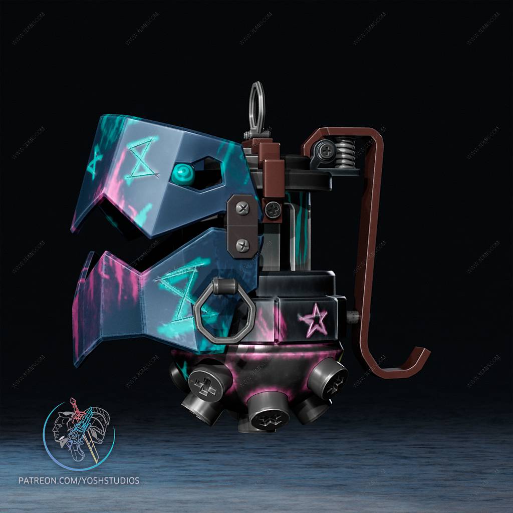 P站图纸印象馆 Yosh 英雄联盟 金克丝的手雷 Yosh 英雄联盟 金克丝的手雷