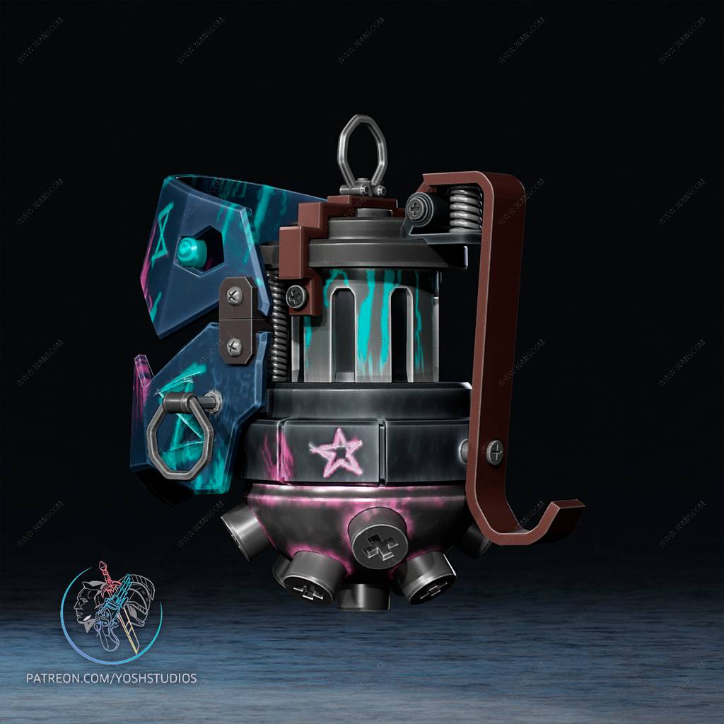 P站图纸印象馆 Yosh 英雄联盟 金克丝的手雷 Yosh 英雄联盟 金克丝的手雷