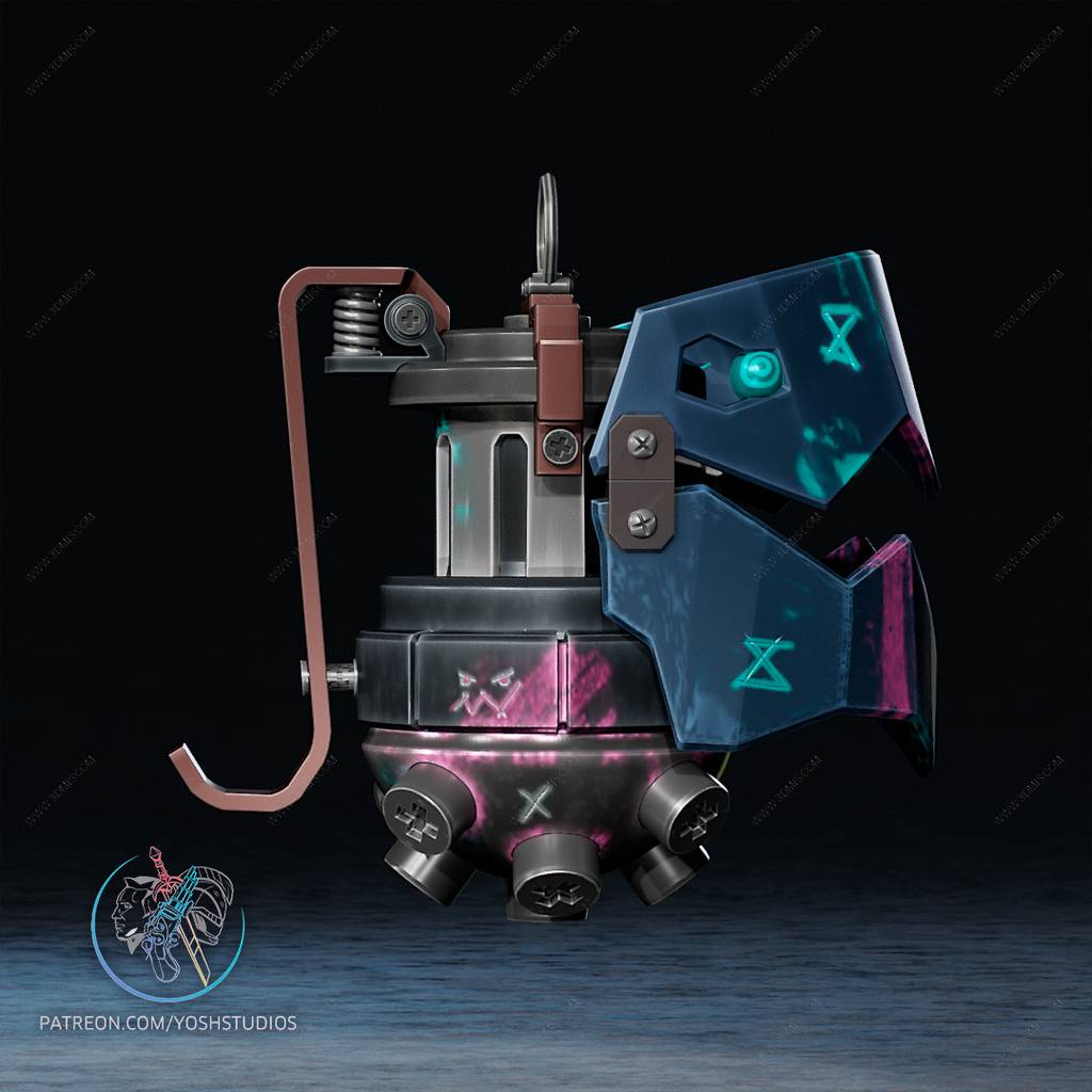 P站图纸印象馆 Yosh 英雄联盟 金克丝的手雷 Yosh 英雄联盟 金克丝的手雷