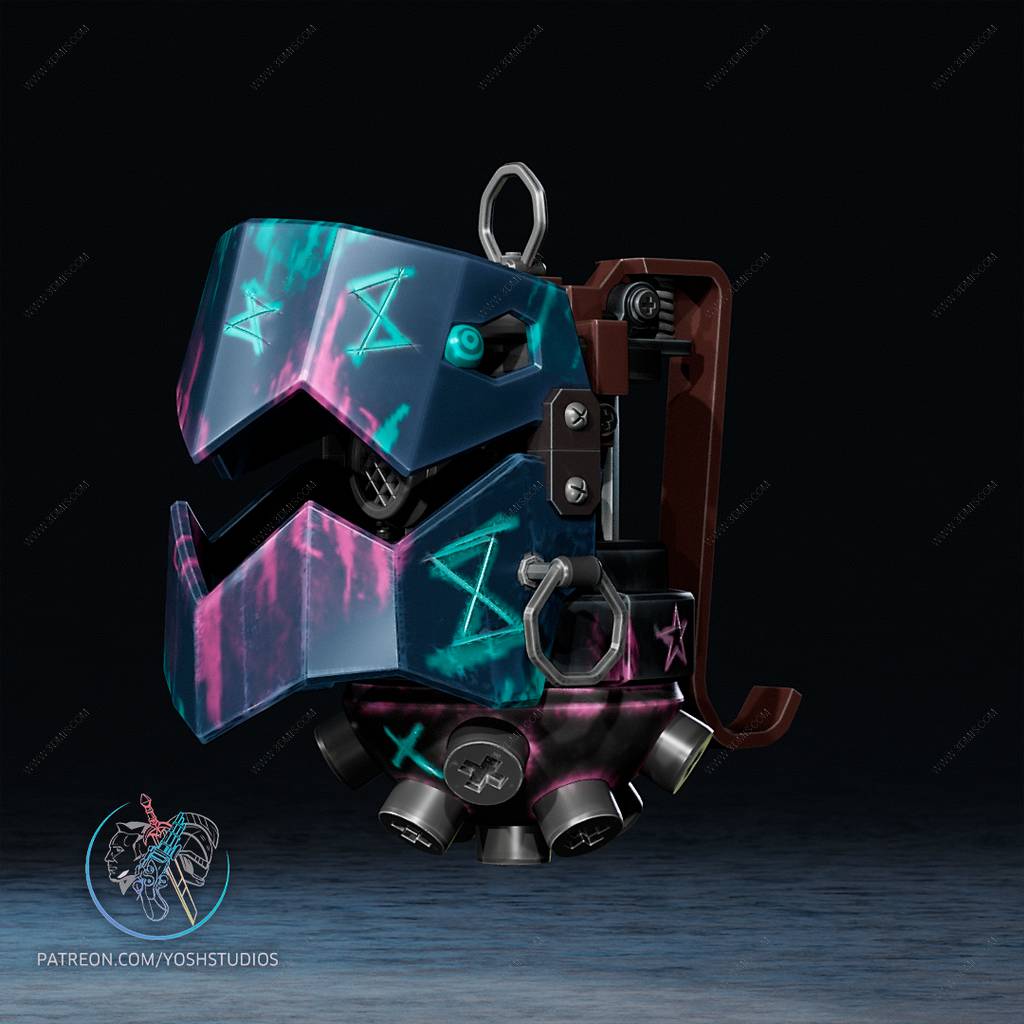 P站图纸印象馆 Yosh 英雄联盟 金克丝的手雷 Yosh 英雄联盟 金克丝的手雷