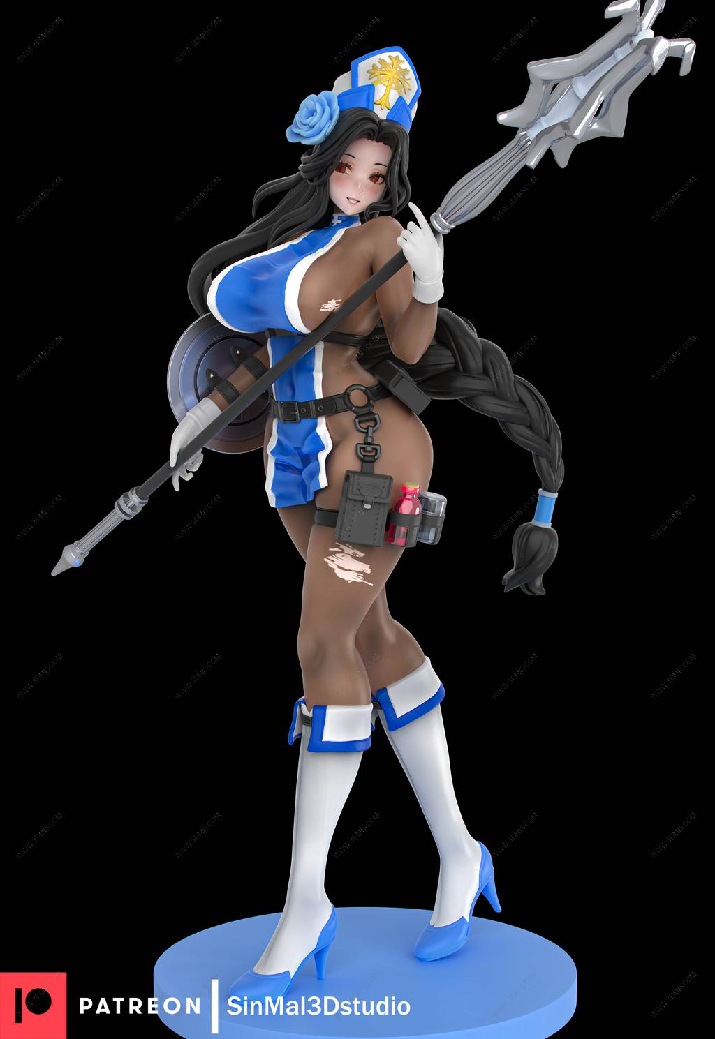 P站图纸印象馆 Sin3Dstudio 胜利女神:妮姬 梅登:冰玫瑰 Sin3Dstudio 胜利女神:妮姬 梅登:冰玫瑰