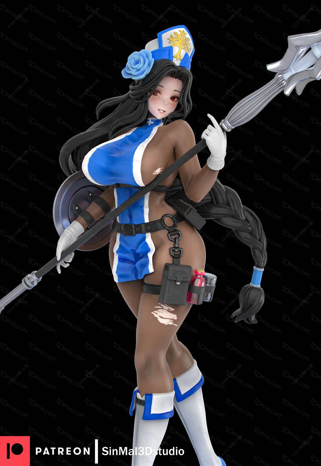 Sin3Dstudio 胜利女神:妮姬 梅登:冰玫瑰